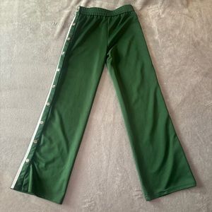 Green & White Tear Away Pants